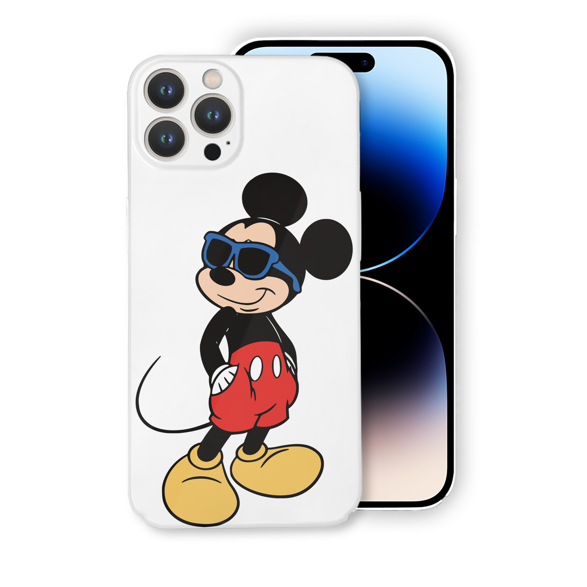 （画像用） ミッキーマウス Mickey Mouse 【iPhone 14シリーズ対応】ハードケース